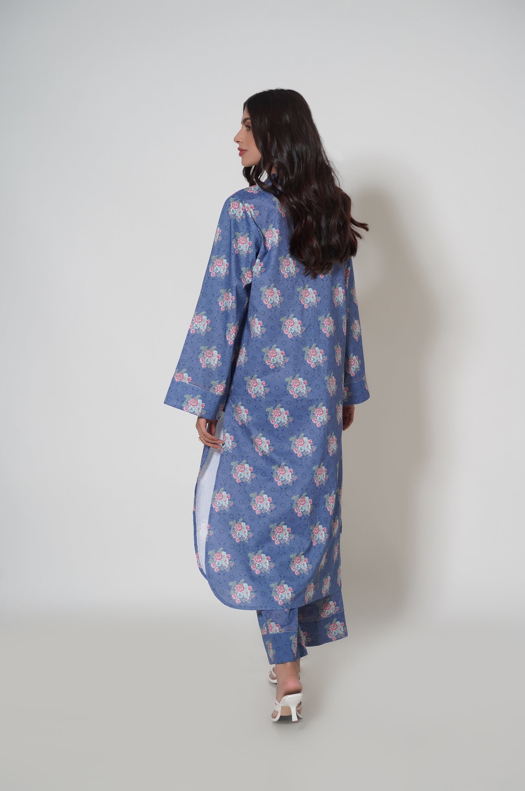 Unstitched 2 Piece Printed Cambric Suit