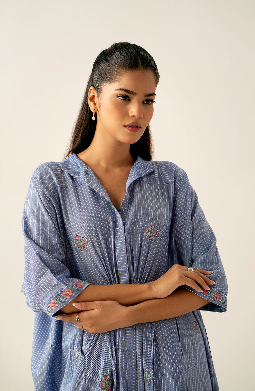 EMBROIDERED DRESS