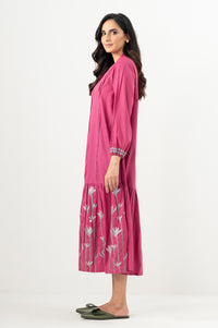 Stitched 1 Piece Embroidered Lawn Long Dress
