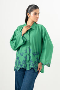 Stitched 1 Piece Embroidered Cambric Top
