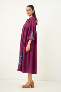 Stitched 1 Piece Embroidered Irish Long Dress