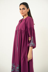 Stitched 1 Piece Embroidered Irish Long Dress