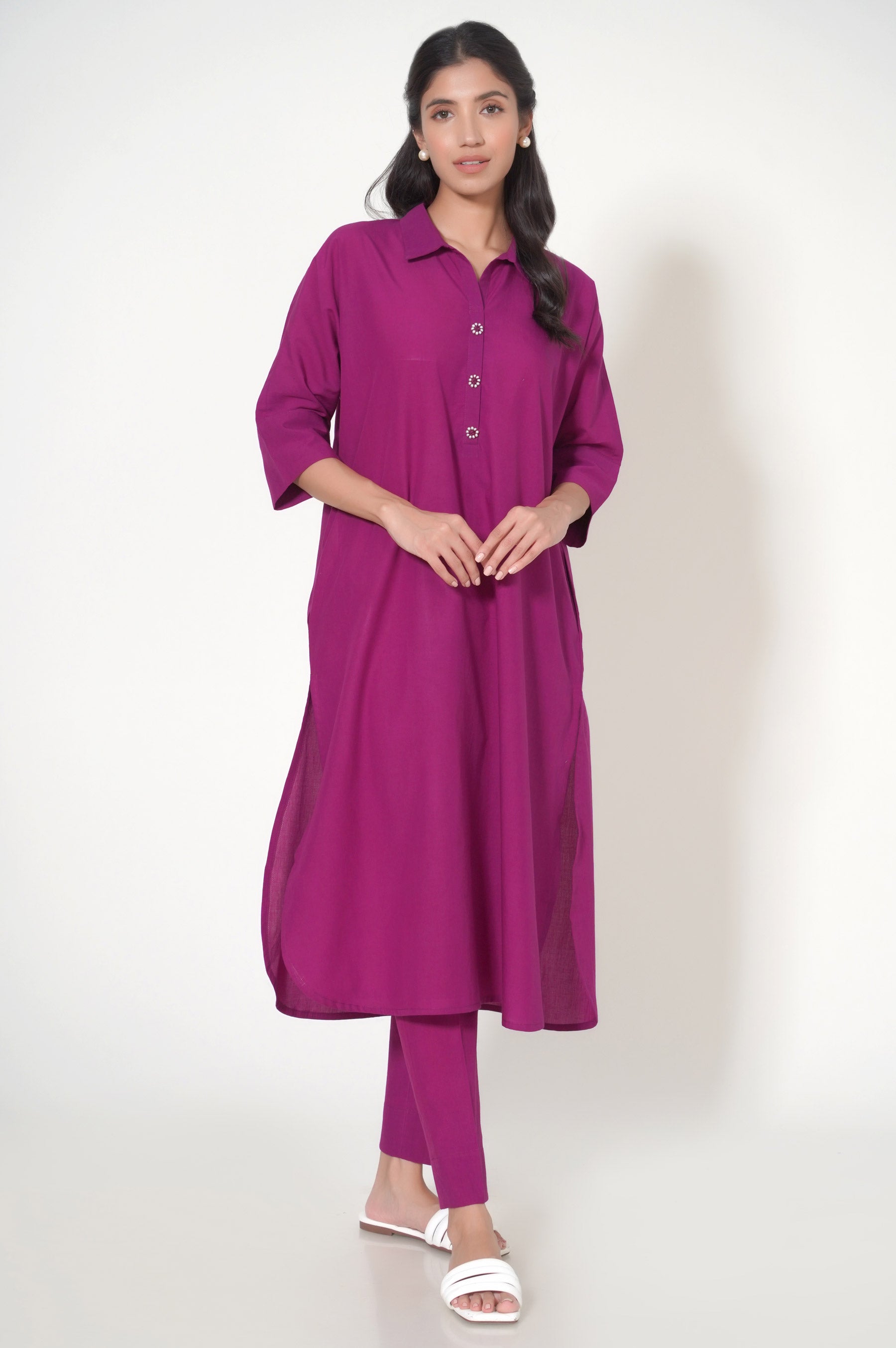 Stitched 2 Piece Tencel Stylized Suit
