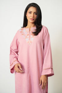 Stitched 2 Piece Embroidered Satin Jacquard Suit