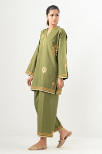 Stitched 2 Piece Screen Printed Cambric Suit