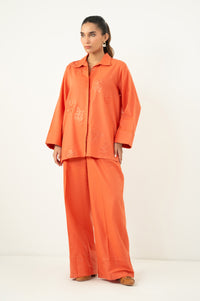 Stitched 2 Piece Embroidered Khaddar Co-Ord Set