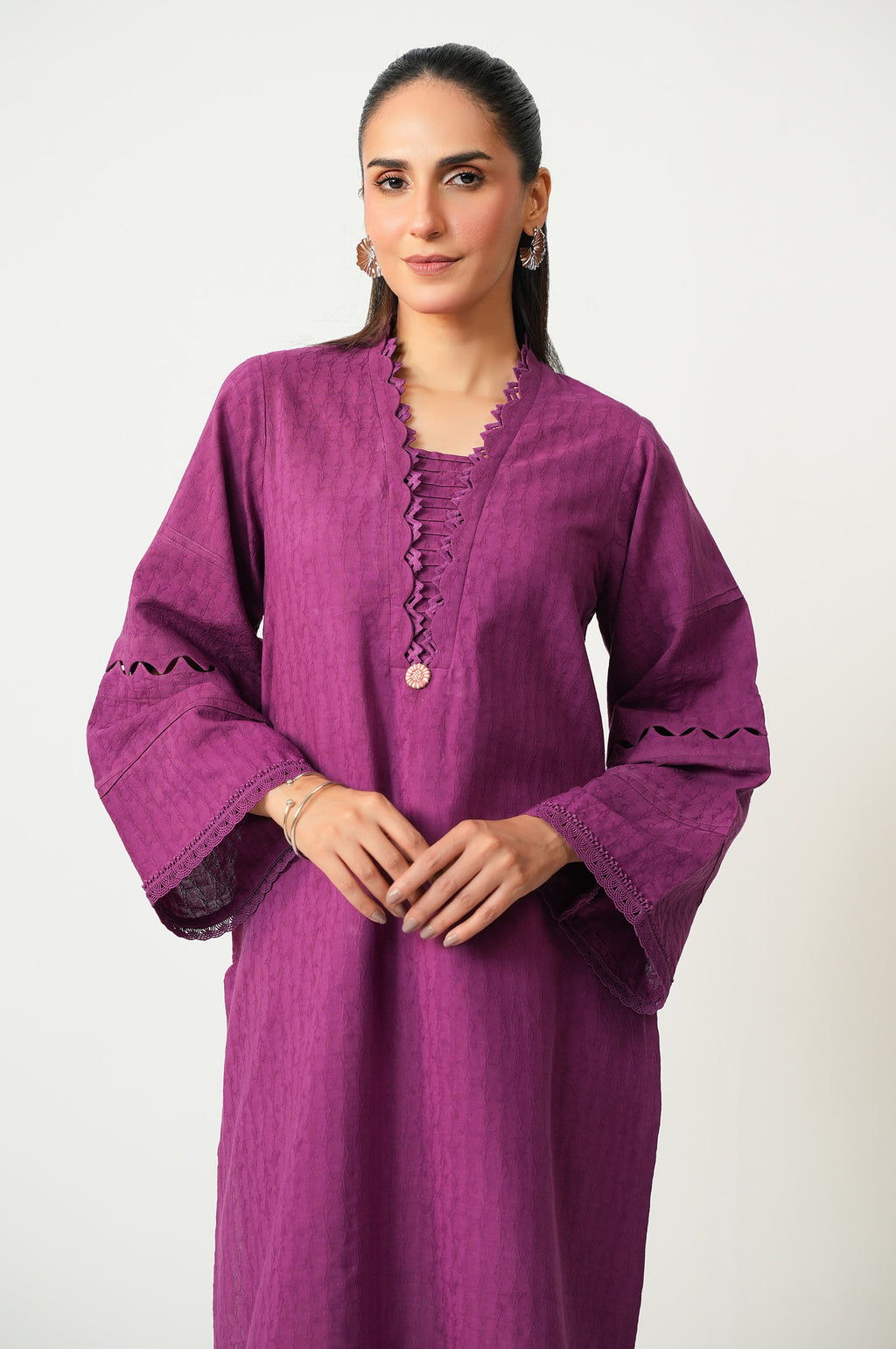 Stitched 2 Piece Stylized Dobby Suit