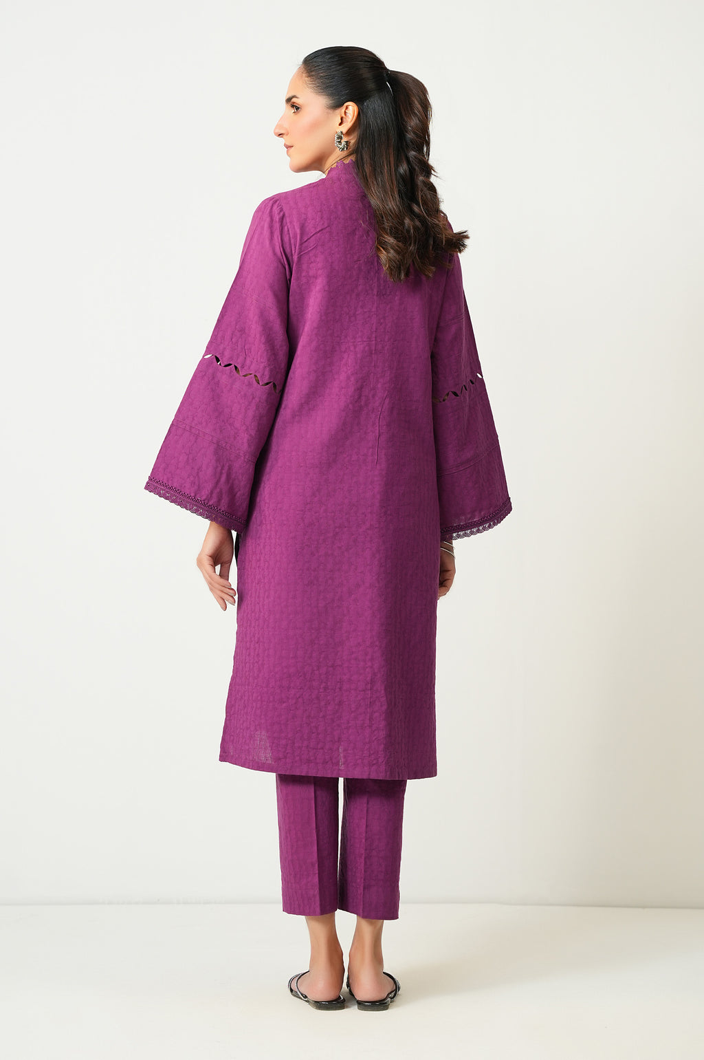 Stitched 2 Piece Stylized Dobby Suit