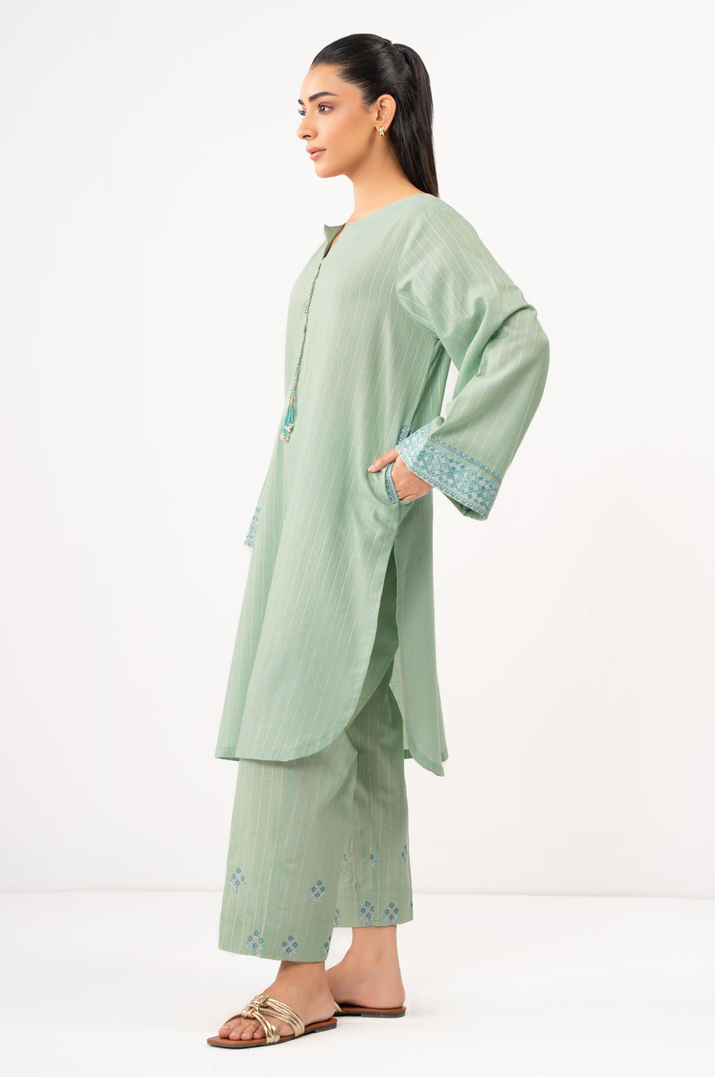 EMBROIDERED SUIT