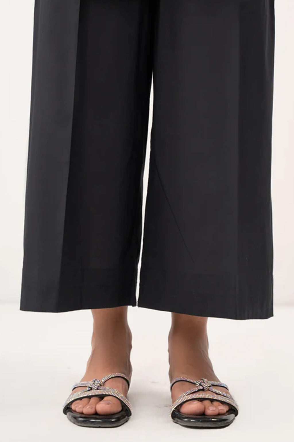 Basic Cambric Culottes - Regular Fit