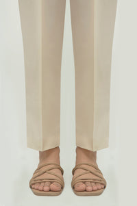Basic Cambric Cigarette Pants - Regular Fit