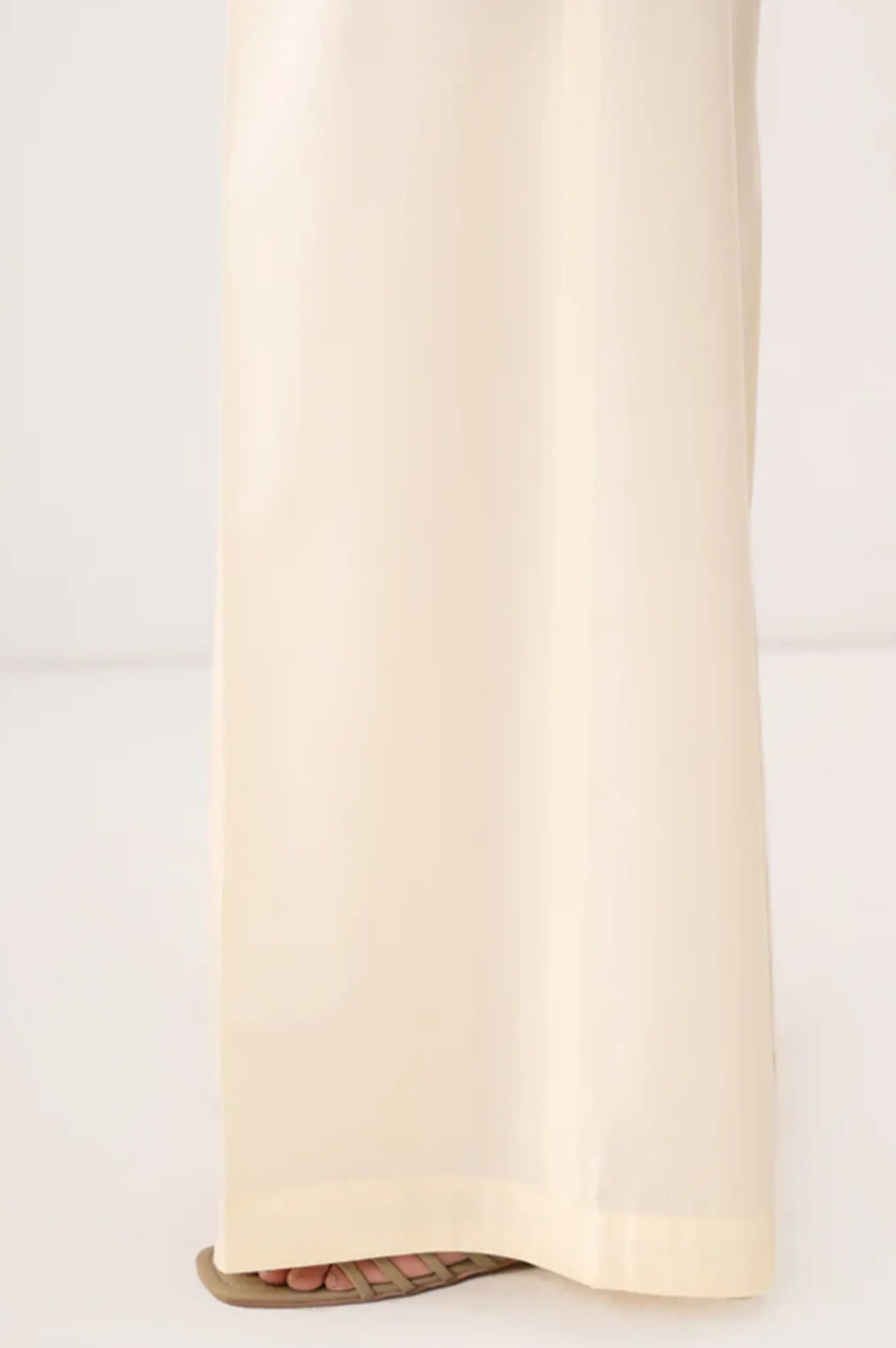 Basic Cambric Plazzo Pants - Regular Fit