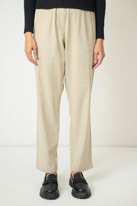 Straight Fit Formal Pants - Light Khaki