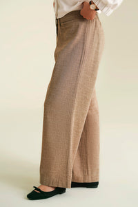 Linen Pants - Brown
