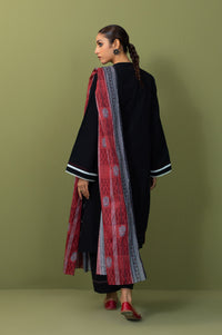 Stitched 2 Piece Dyed Embroidered Khaddar Suit