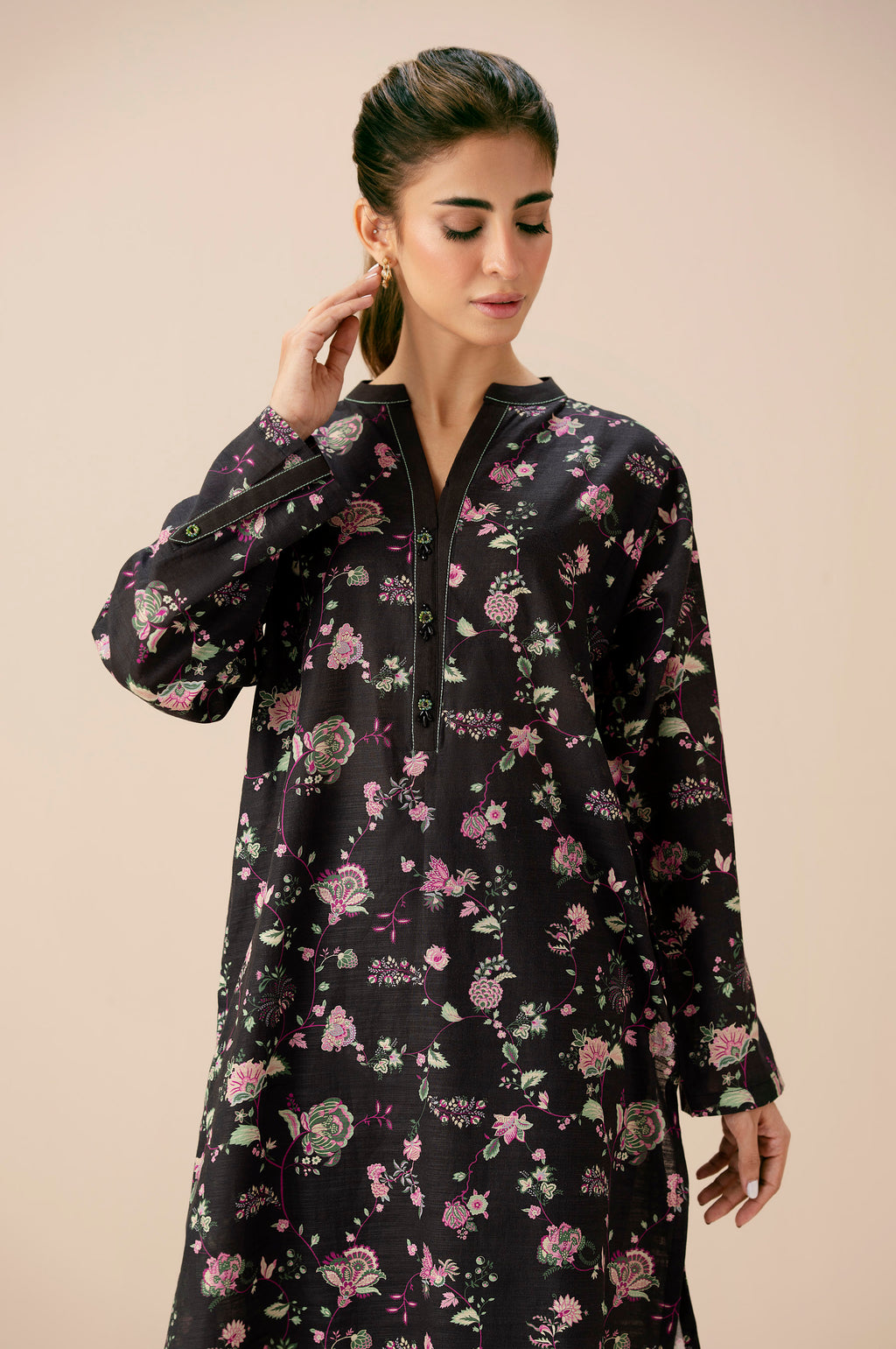 EMBROIDERED SHIRT BOTTOM SUIT
