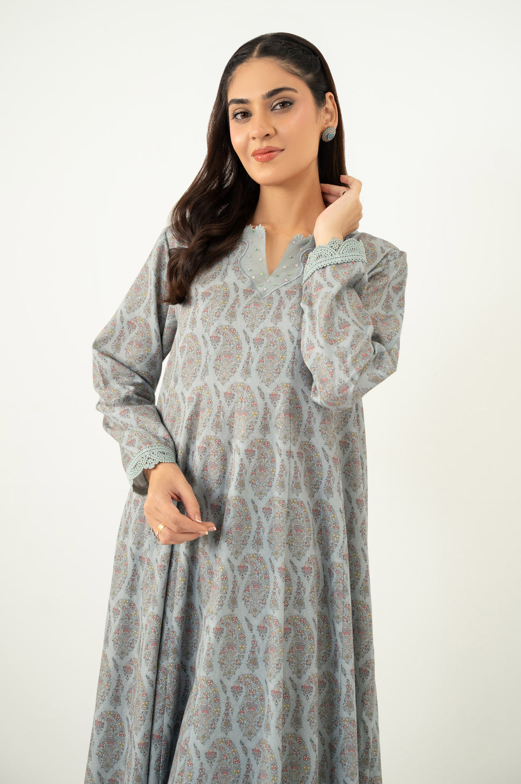 UNSTITCHED PRINTED SUIT