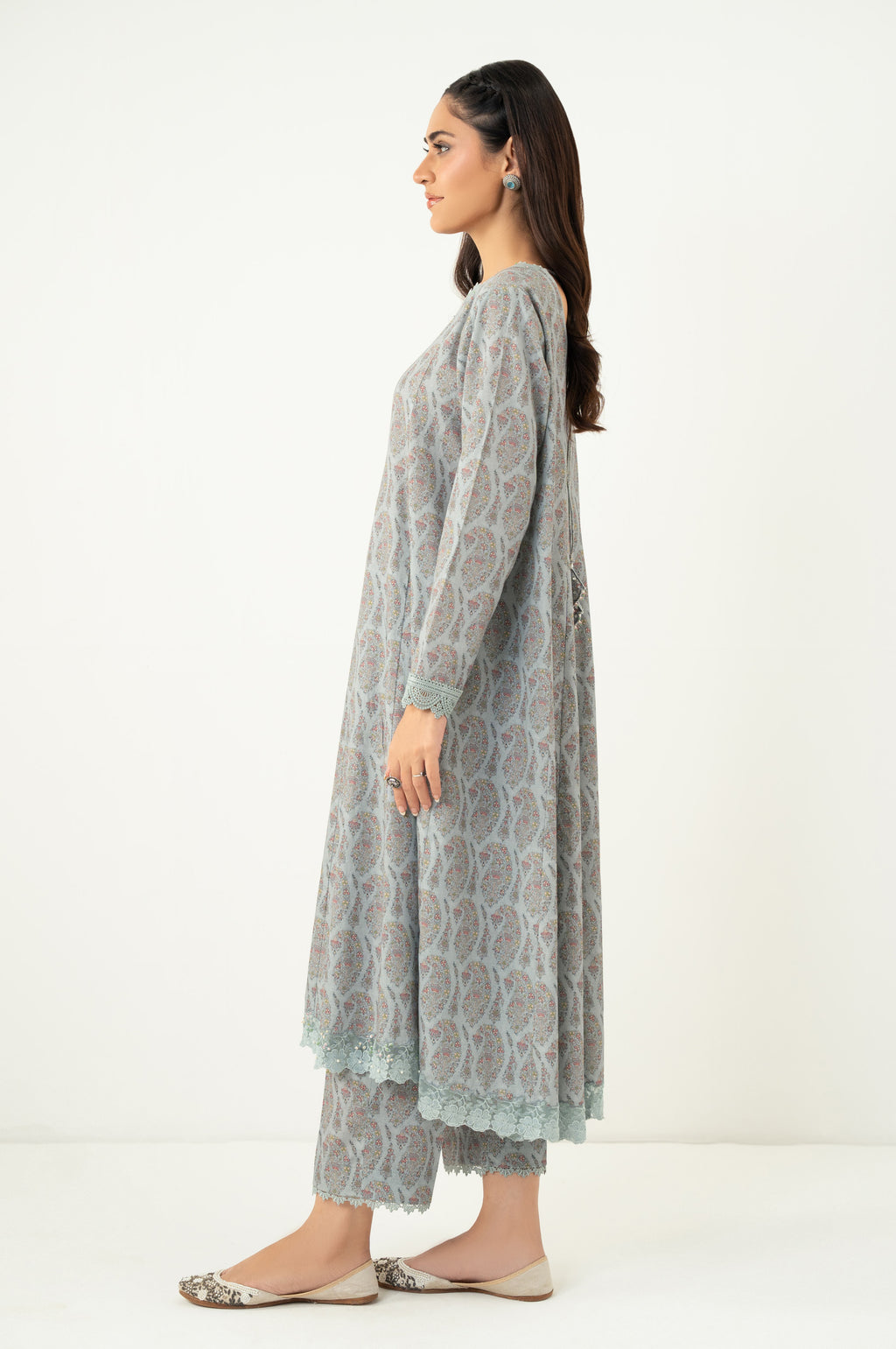 UNSTITCHED PRINTED SUIT