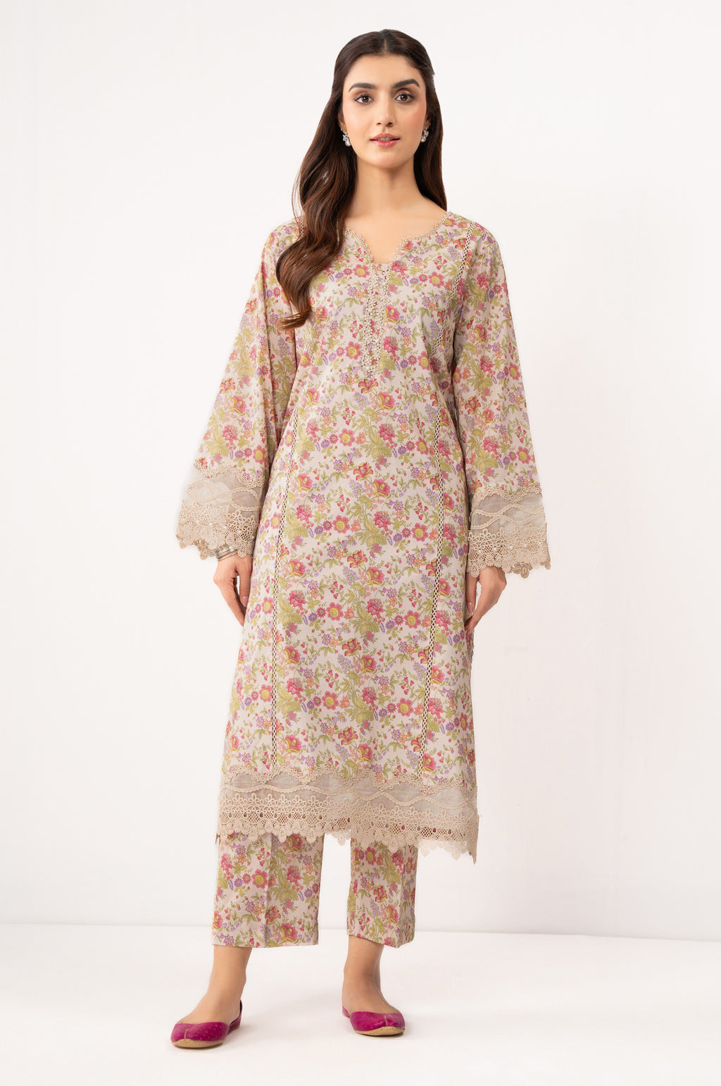 UNSTITCHED PRINTED SUIT
