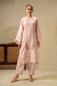 UNSTITCHED DYED EMBROIDERED SUIT