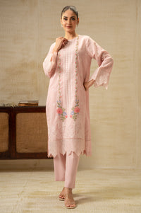 UNSTITCHED DYED EMBROIDERED SUIT