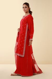 UNSTITCHED EMBROIDERED SUIT