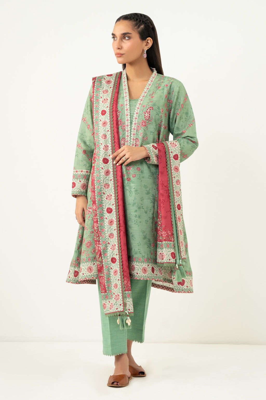 UNSTITCHED PRINTED SUIT