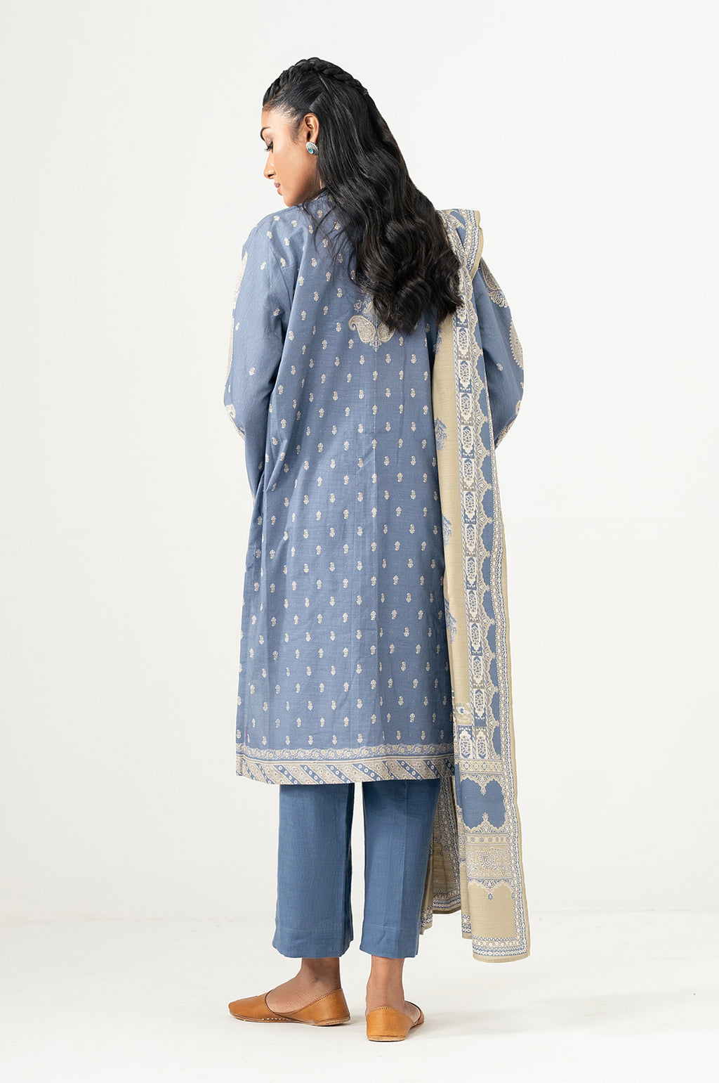 UNSTITCHED PRINTED SUIT