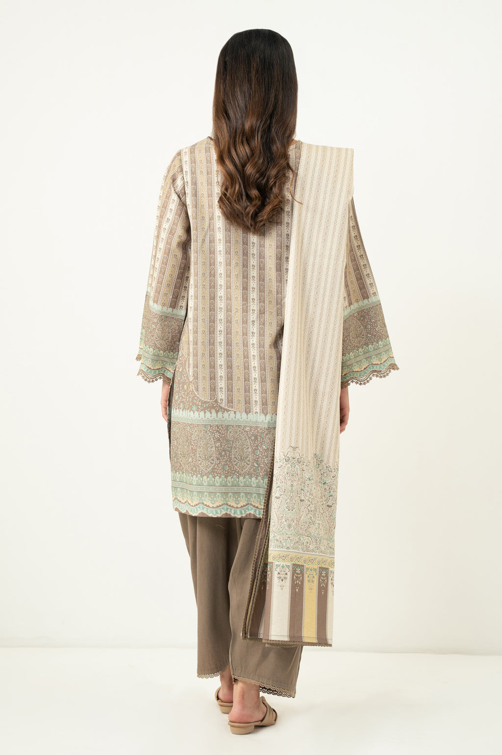UNSTITCHED PRINTED SUIT