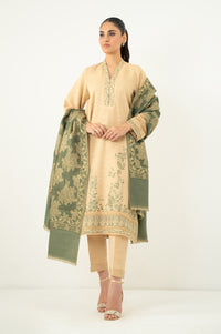 UNSTITCHED EMBROIDERED SUIT