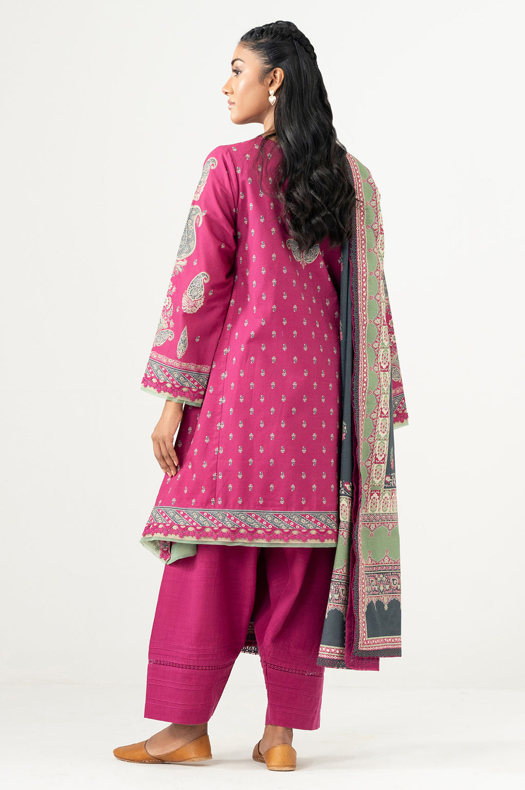 UNSTITCHED PRINTED SUIT