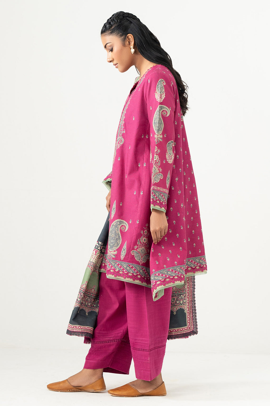 UNSTITCHED PRINTED SUIT