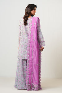 UNSTITCHED EMBROIDERED SUIT