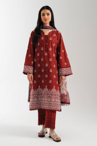 UNSTITCHED EMBROIDERED SUIT