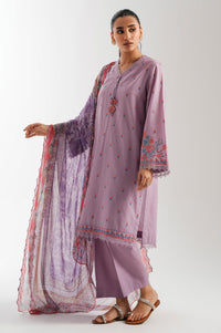UNSTITCHED EMBROIDERED SUIT