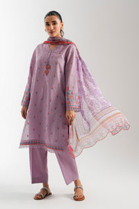 UNSTITCHED EMBROIDERED SUIT