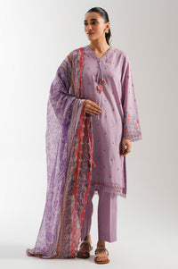 UNSTITCHED EMBROIDERED SUIT