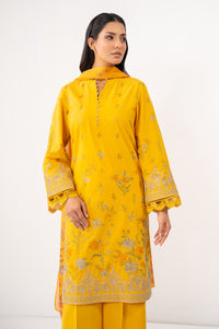 UNSTITCHED EMBROIDERED SUIT