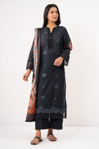 UNSTITCHED EMBROIDERED SUIT