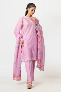 UNSTITCHED EMBROIDERED SUIT