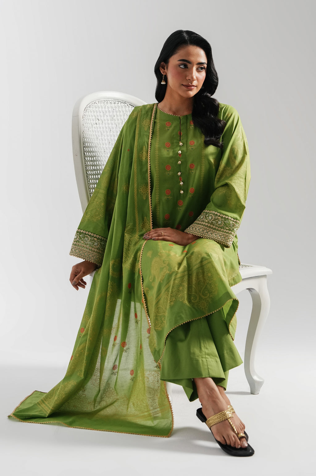 EMBROIDERED SUIT