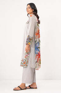 UNSTITCHED EMBROIDERED SUIT