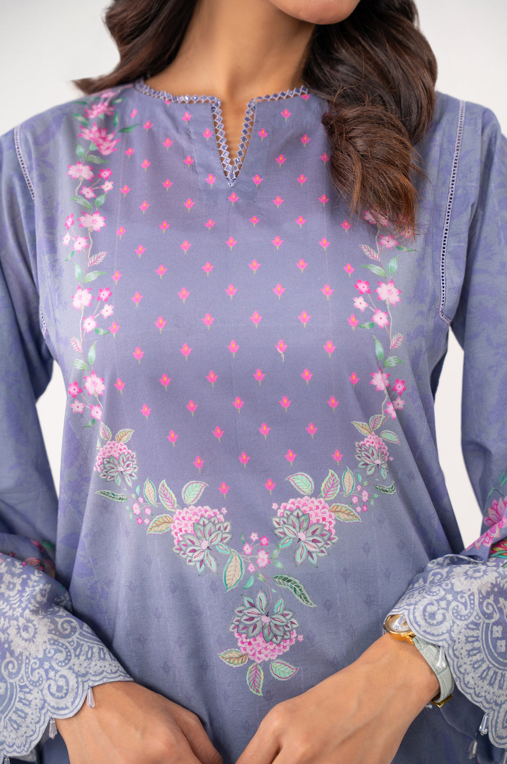 UNSTITCHED PRINTED SUIT