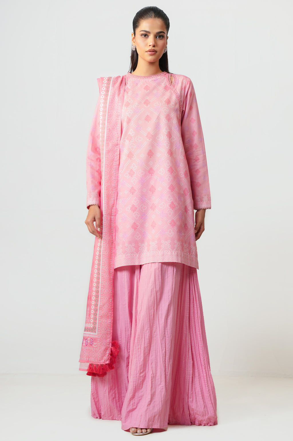 UNSTITCHED PRINTED SUIT