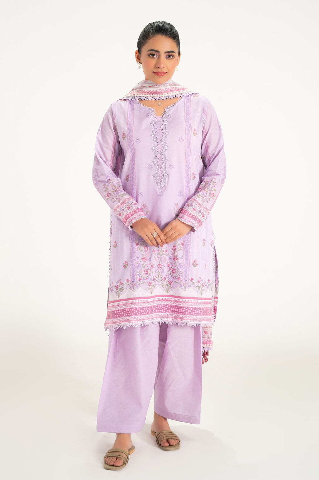 UNSTITCHED PRINTED SUIT