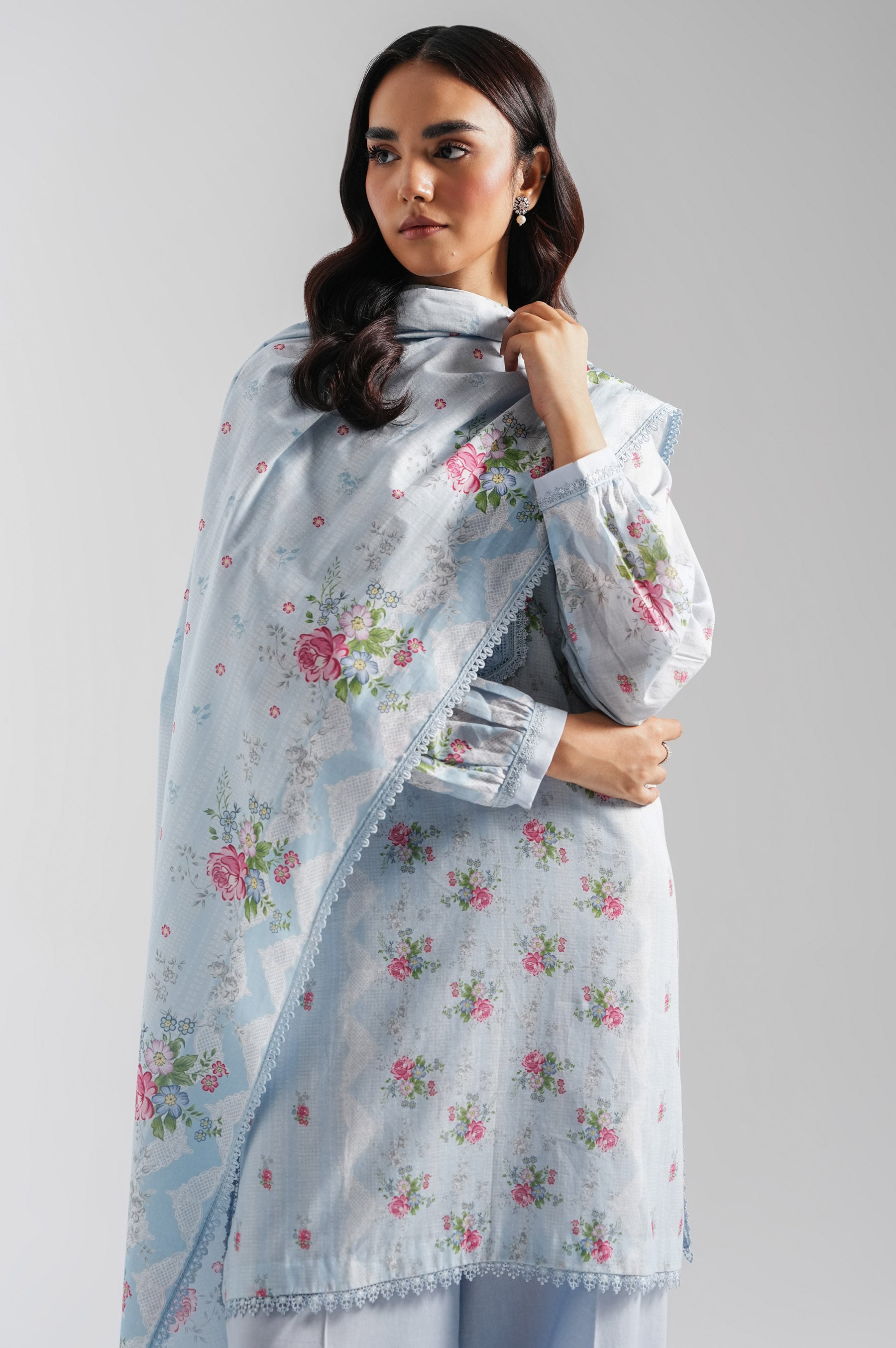UNSTITCHED PRINTED SUIT