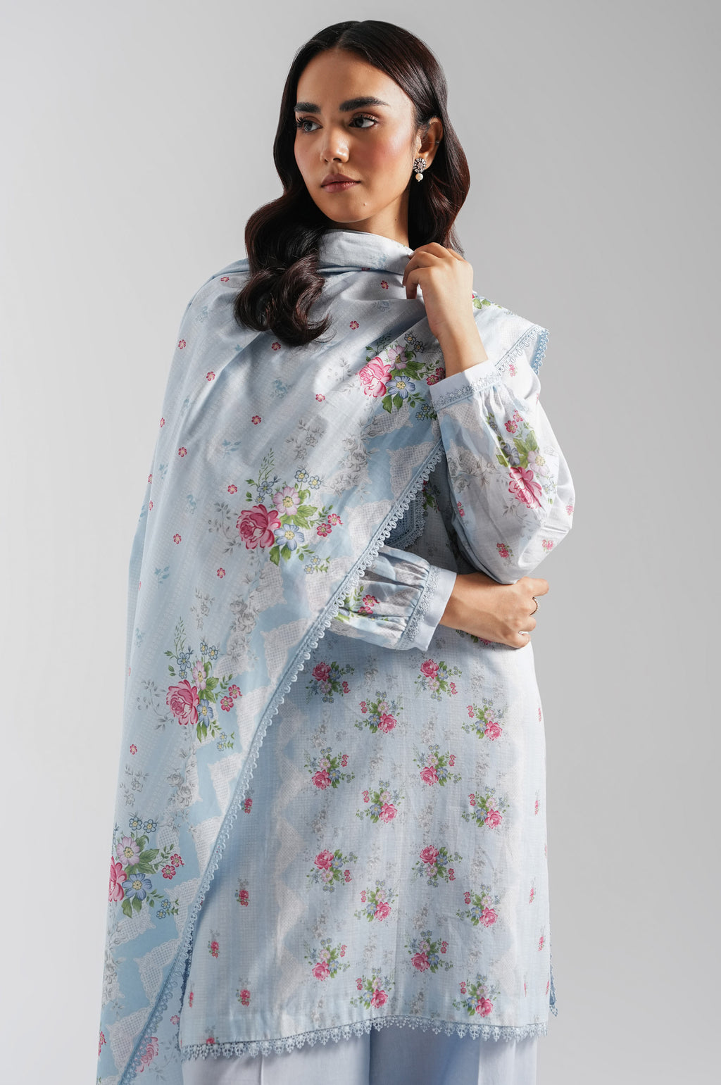 UNSTITCHED PRINTED SUIT