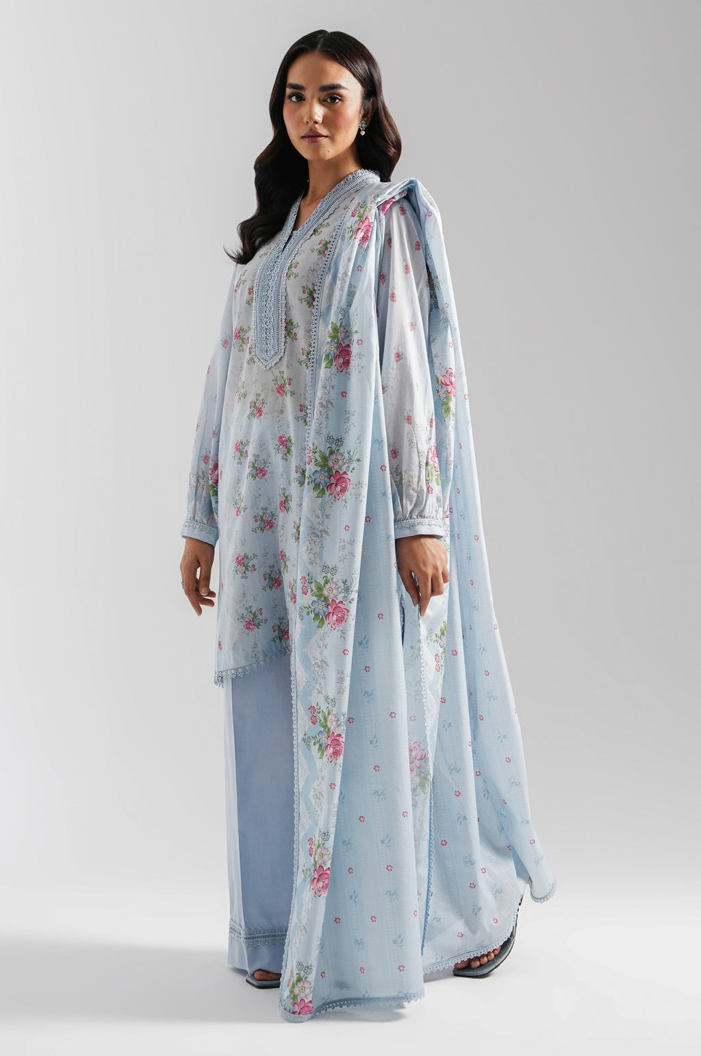 UNSTITCHED PRINTED SUIT