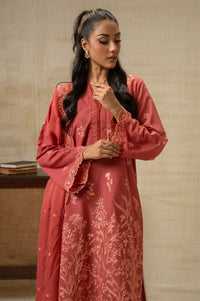 UNSTITCHED DYED EMBROIDERED SUIT
