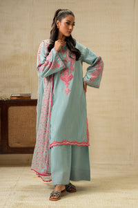 UNSTITCHED EMBROIDERED SUIT